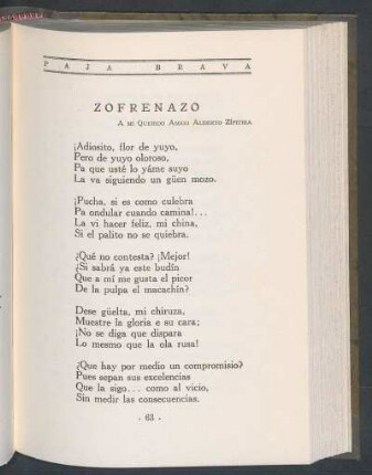 Zofrenazo : A mi querido amigo Alberto Zípitria