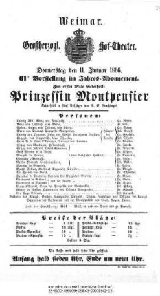 Prinzessin Montpensier
