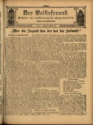 Ausgabe vom Sonntag, den 31. März 1912.
