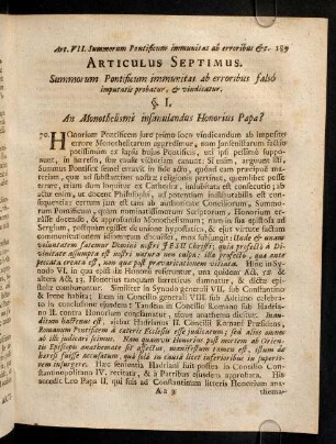 189-213, Articulus Septimus