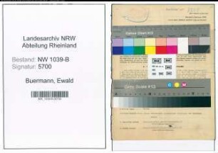 Entnazifizierung Ewald Buermann , geb. 05.12.1892 (Tierarzt)