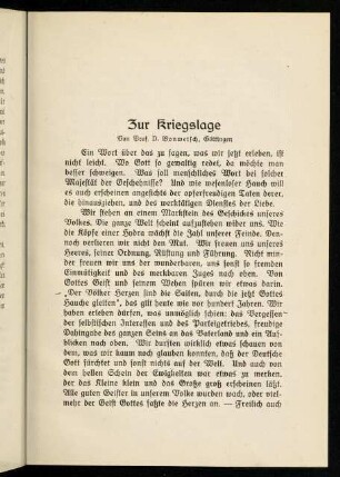 11-14, Zur Kriegslage