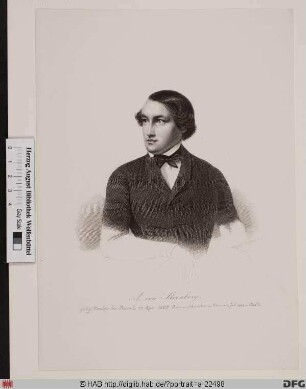 Bildnis Alexander Frhr. von Ungern-Sternberg (Ps. A. von Sternberg)