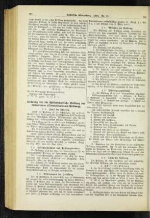 Ordnung für die Wissenschaftliche Prüfung der Lehrerinnen (Oberlehrerinnen-Prüfung)