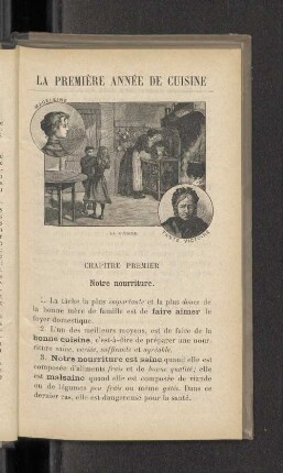 Chapitre premier Notre nourriture.