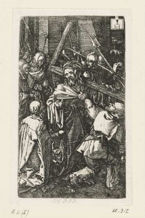 Kreuztragung, Blatt 10 der Folge "Passion Christi"