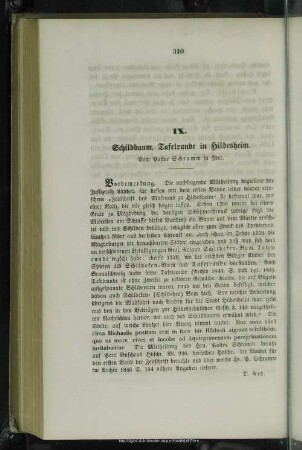 IX. Schildbaum, Tafelrunde in Hildesheim