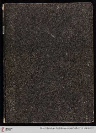 Nachlass Carl Joseph Anton Mittermaier: Erläuterungen zu dem System der Pandecten, Allgemeiner Theil [von Geh. Rath Thibaut] : Kollegheft