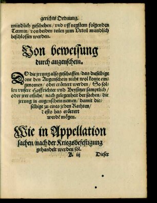Von beweisung durch augenschein.