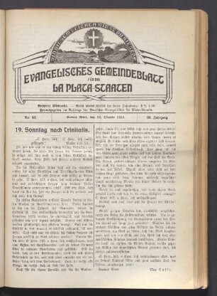 No. 43. 22. Oktober 1919