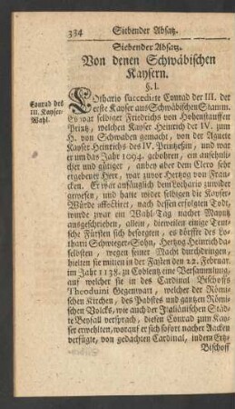 Siebender Absatz
