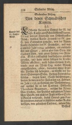 Siebender Absatz