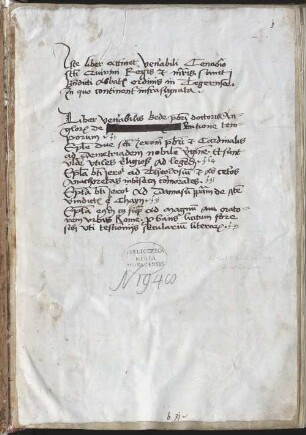 De temporum ratione. Mit Kommentar und Glossen - BSB Clm 18158