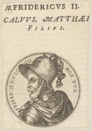 Bildnis des Fridericus II.