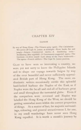Chapter XIV. Saigon