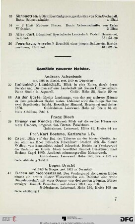 Gemälde neuerer Meister (Nr. 37-90)