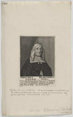 Bildnis des Enochvs Glaeservs