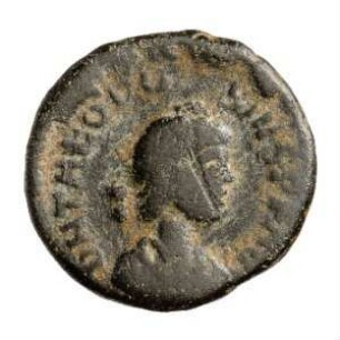 Münze, Aes 4, 379 - 395 n. Chr.
