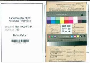 Entnazifizierung Oskar Mohr , geb. 14.05.1904 (Gastwirt)