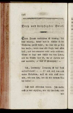 Drey und dreyßigster Brief.