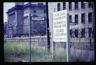 Grenze Wilhelmstr. 17.6.66.