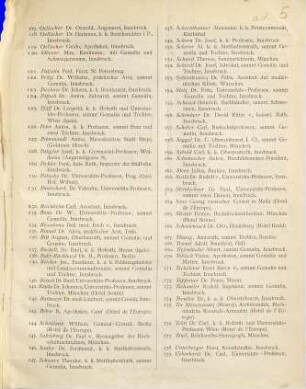 Versammlung deutscher und österreichischer Anthropologen in Innsbruck ; Liste der Theilnehmer Nr. 2. : Abgeschlossen 24. August 1894, 6 Uhr Abends