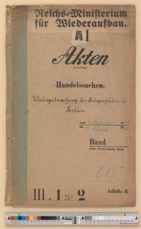 Wiedergutmachung der Kriegsschäden in einzelnen Ländern: Serbien