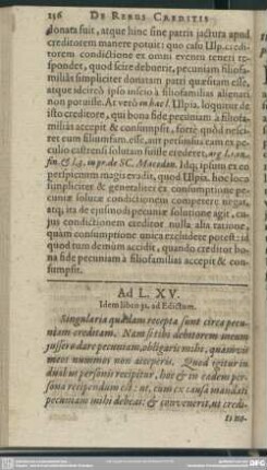 Ad L. XV. Idem libro 31 ad Edictum