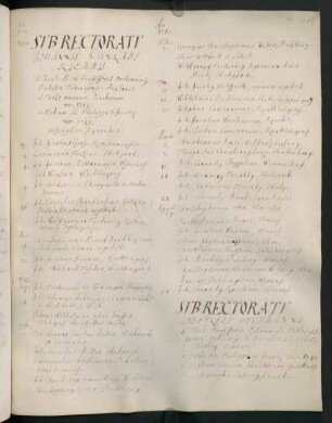 Sommerhalbjahr 1713. Rektorat Gottfried Hoffmann