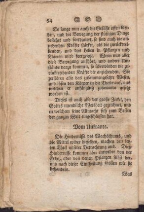 Vom Unkraute