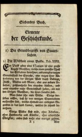 1.) Die Grundbegriffe von Staatssachen.