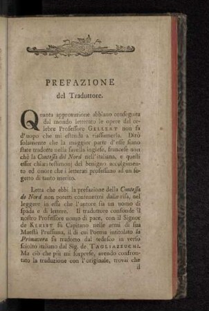 Prefazione del Traduttore.