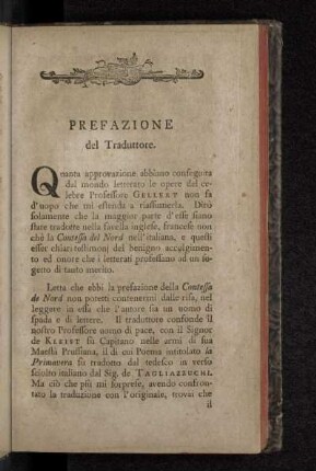 Prefazione del Traduttore.