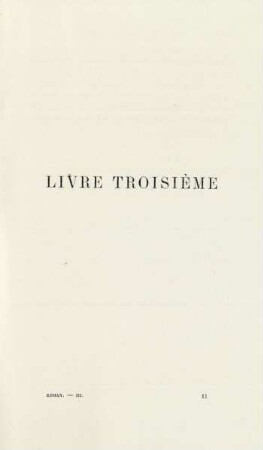 Livre troisième