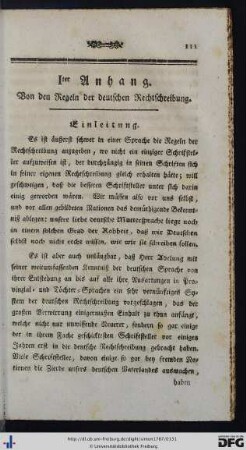 Iter Anhang. Von den Regeln der deutschen Rechtschreibung.