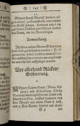 Vor allerhand Rücken-Beschwerung