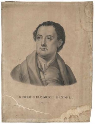Litographie Georg Friedrich Händel