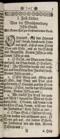 I. Fest-Lieder.