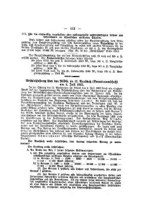 Beschlußfassung über das MDG. Ausschuß (Beamtenausschuß) am 4. Juli 1922