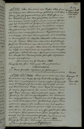 Betragen des Kandidaten von Dannenberg.