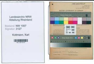 Entnazifizierung Karl Kottmann , geb. 20.07.1896 (Geschaeftsfuehrer)