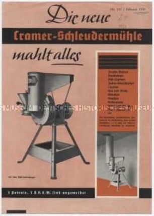 Die neue Cramer-Schleudermühle mahlt alles