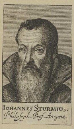 Bildnis des Iohannes Sturmius