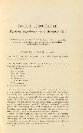 Algemeene vergadering van 6 November 1894