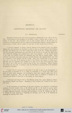 Chapter III: Architectural Description and Analysis
