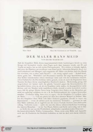 21: Der Maler Hans Meid