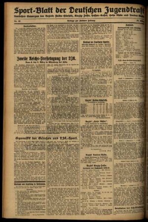 Zweite Ausgabe vom Donnerstag, den 19. März 1931.
