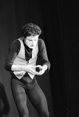 Pantomimenabend mit Samy Molcho. Berlin, 11.03.1961 (Beginn seiner Europa-Karriere)