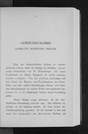 Sammlung moderner Meister