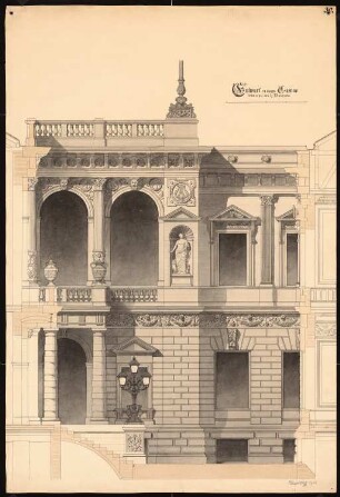 Casino: Fassadenteilansicht